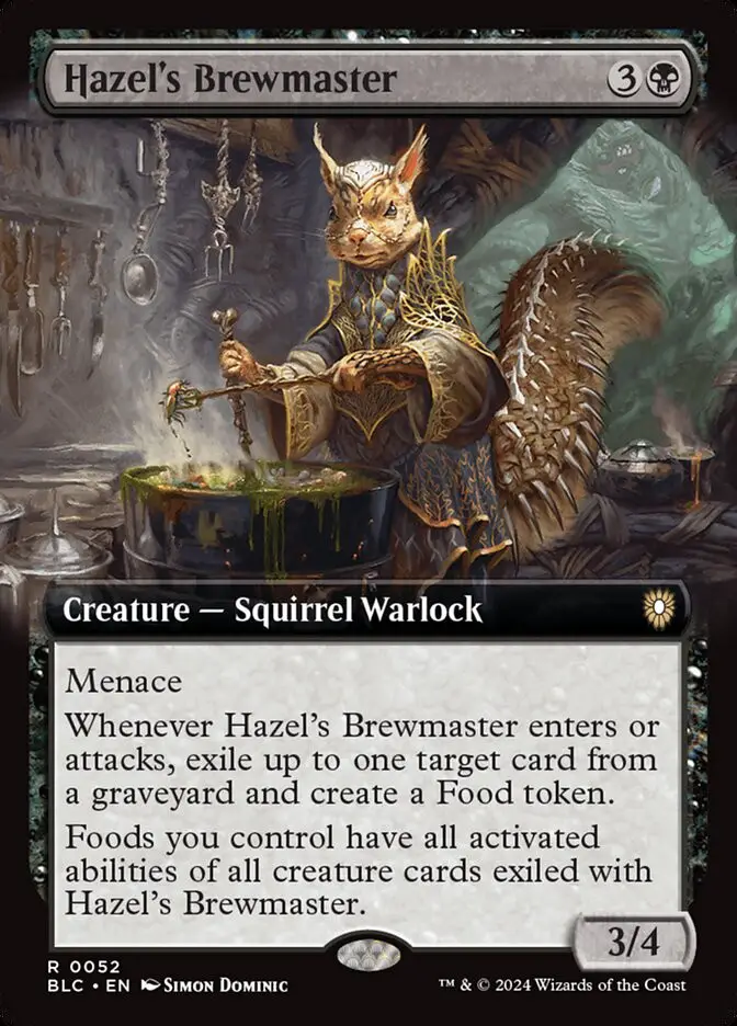 Hazel s Brewmaster (Bloomburrow Commander)