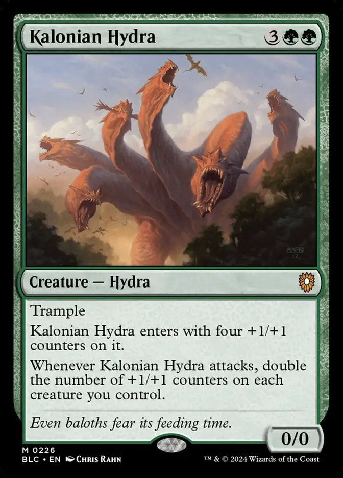 Kalonian Hydra (Bloomburrow Commander)