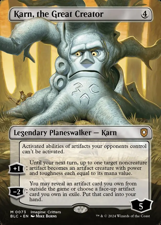 Karn  the Great Creator (Bloomburrow Commander)