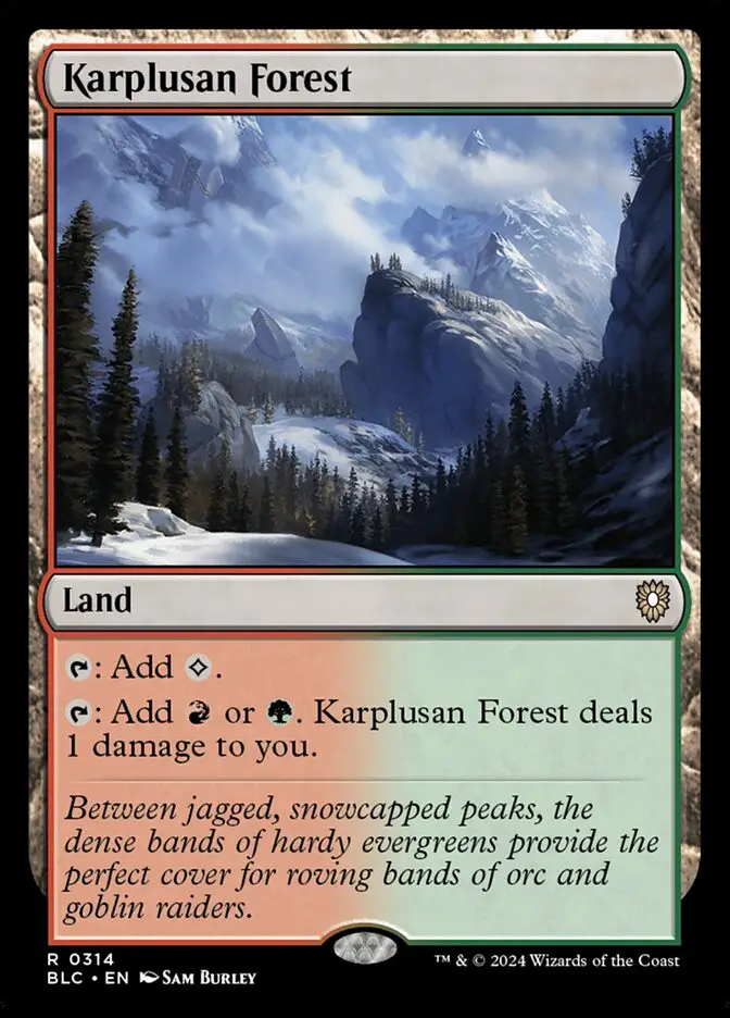 Karplusan Forest (Bloomburrow Commander)