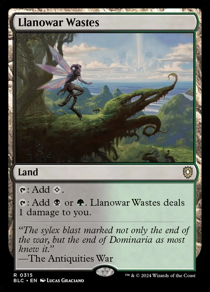 Llanowar Wastes (Bloomburrow Commander)