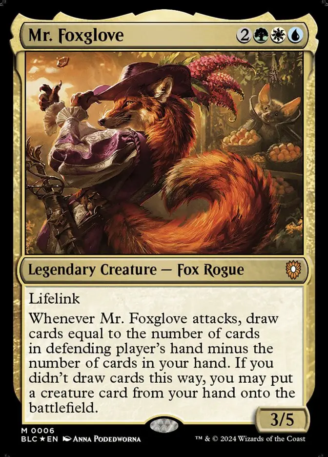 Mr  Foxglove (Bloomburrow Commander)