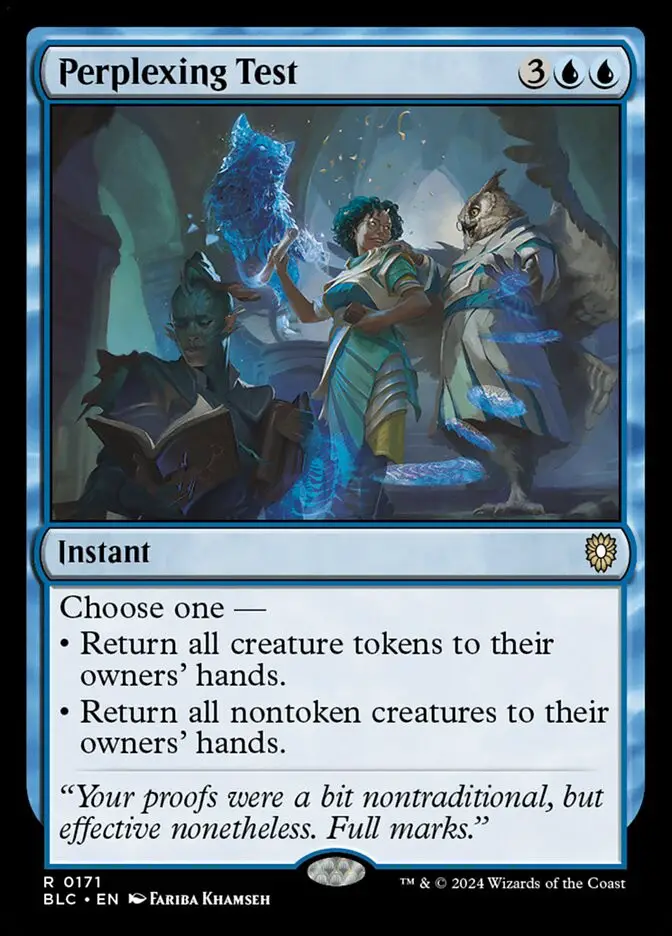 Perplexing Test (Bloomburrow Commander)