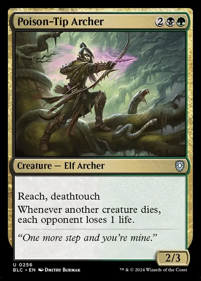Poison Tip Archer (Bloomburrow Commander)