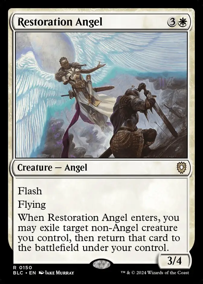Restoration Angel (Bloomburrow Commander)