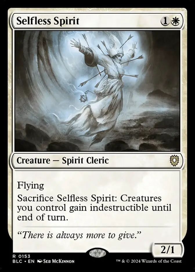Selfless Spirit (Bloomburrow Commander)