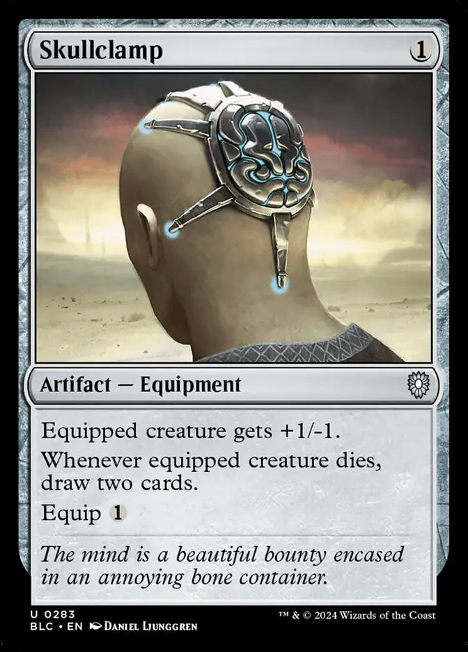 Skullclamp (Bloomburrow Commander)