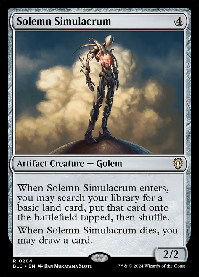 Solemn Simulacrum (Bloomburrow Commander)