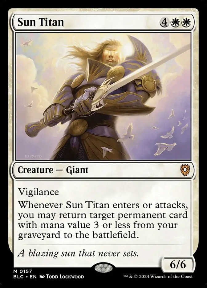 Sun Titan (Bloomburrow Commander)