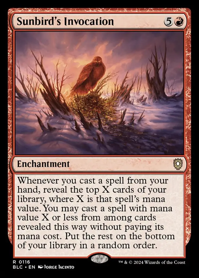 Sunbird s Invocation (Bloomburrow Commander)