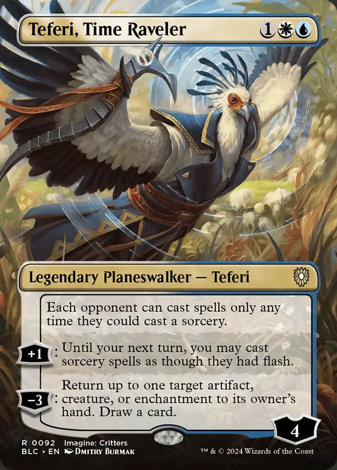 Teferi  Time Raveler (Bloomburrow Commander)