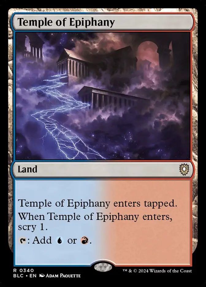 Temple of Epiphany (Bloomburrow Commander)
