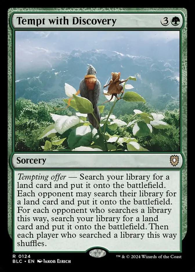 Tempt with Discovery (Bloomburrow Commander)