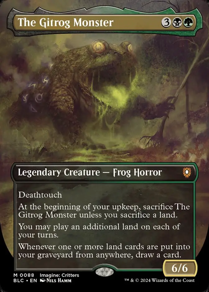 The Gitrog Monster (Bloomburrow Commander)