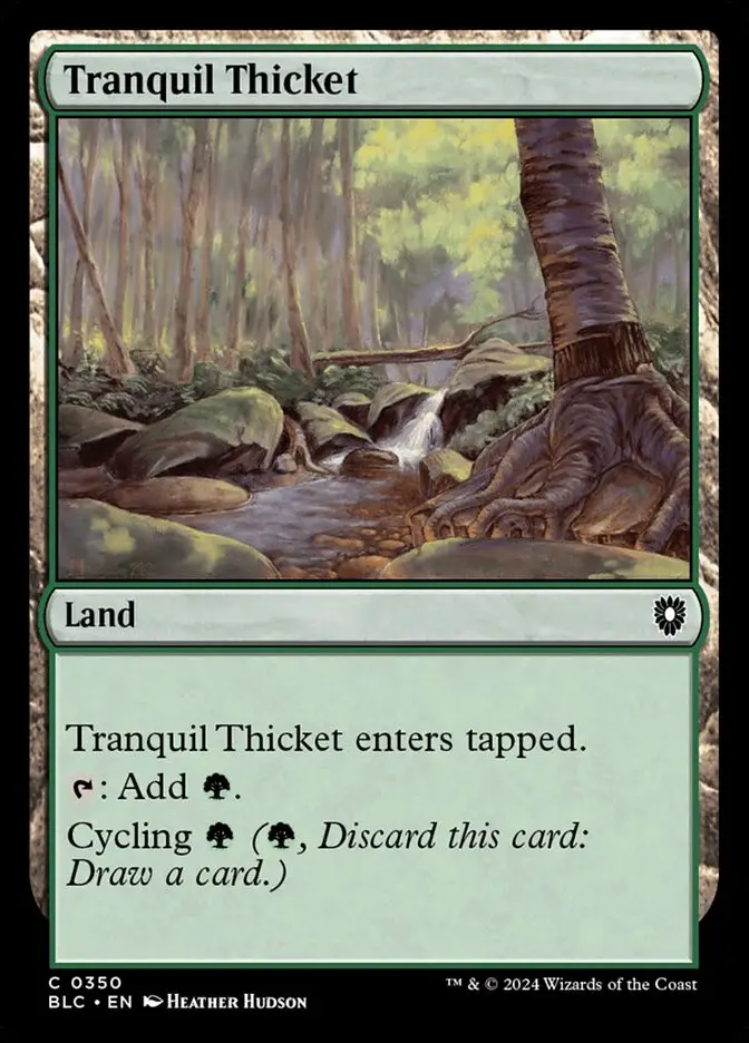 Tranquil Thicket (Bloomburrow Commander)