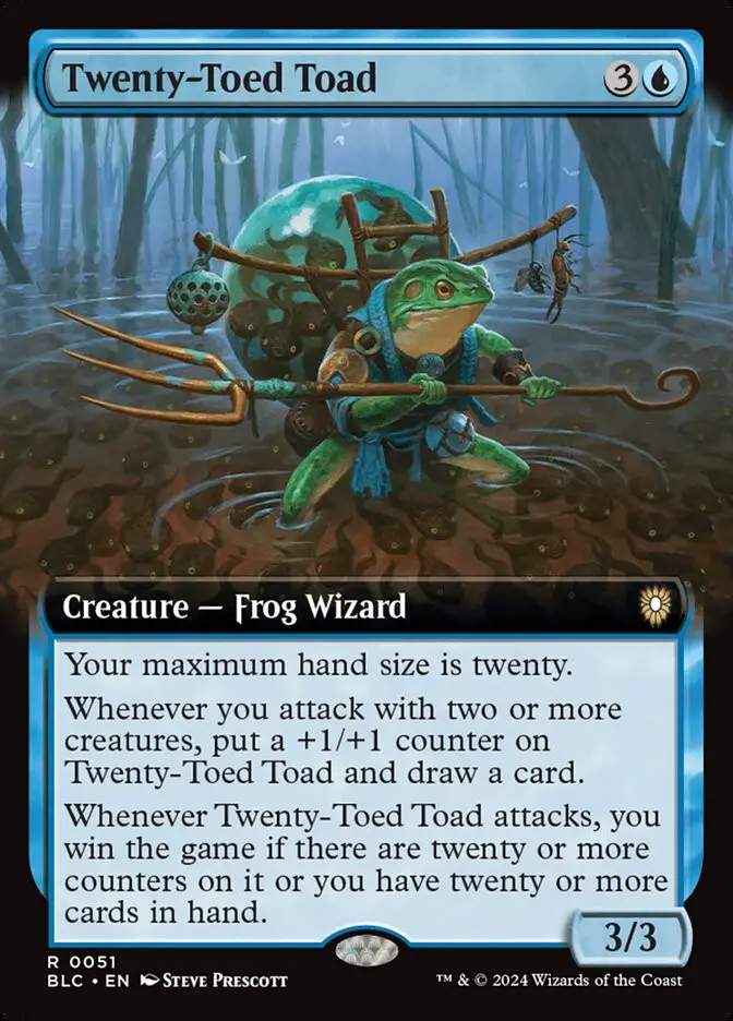 Twenty Toed Toad (Bloomburrow Commander)