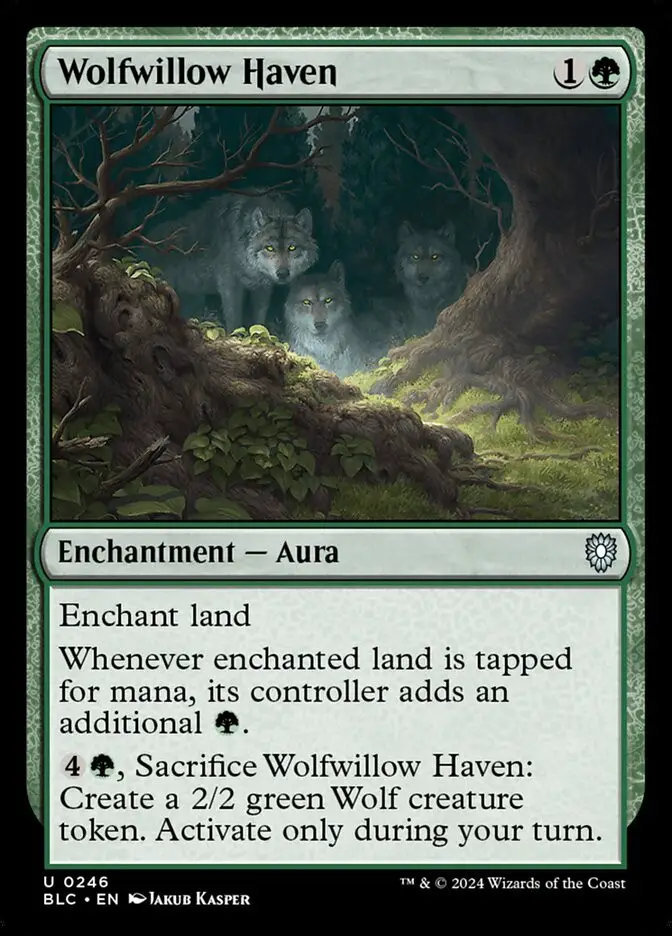 Wolfwillow Haven (Bloomburrow Commander)
