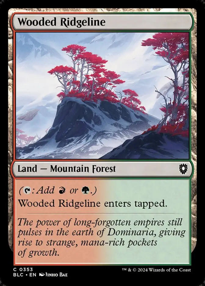 Wooded Ridgeline (Bloomburrow Commander)