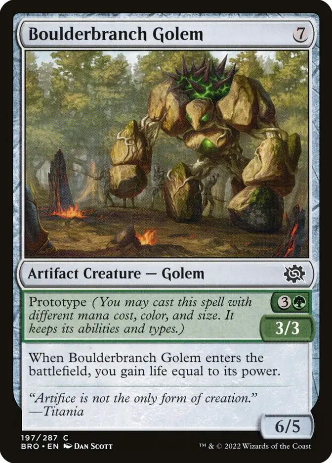 Boulderbranch Golem (The Brothers