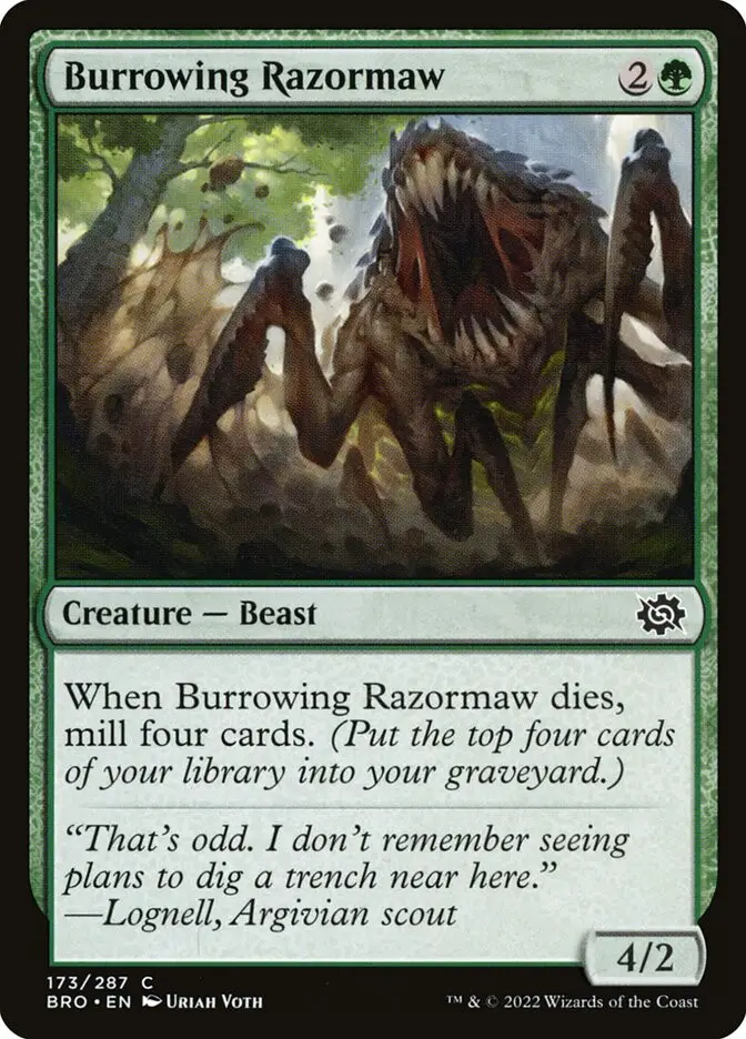 Burrowing Razormaw (The Brothers