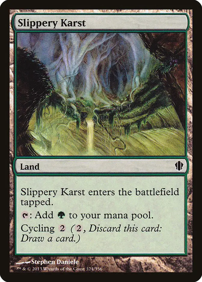 Slippery Karst (Commander 2013)