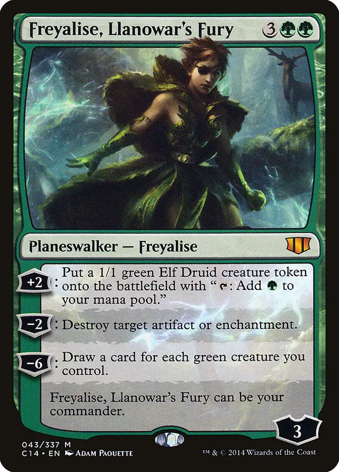 Freyalise  Llanowar s Fury (Commander 2014)
