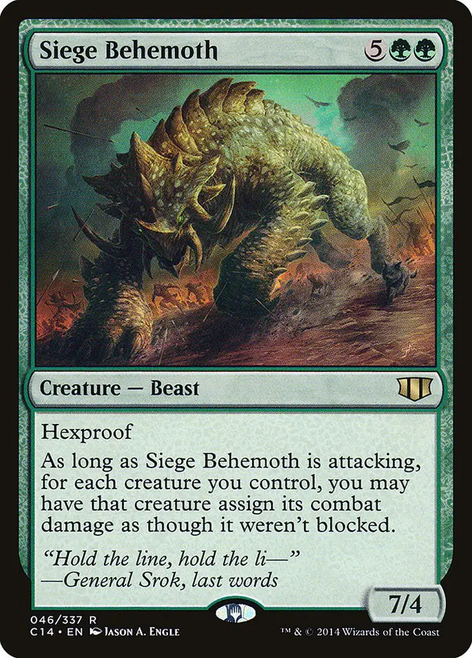 Siege Behemoth (Commander 2014)