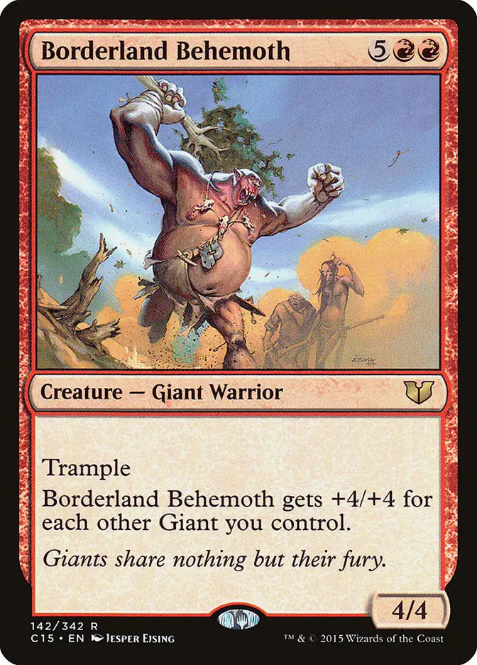 Borderland Behemoth (Commander 2015)