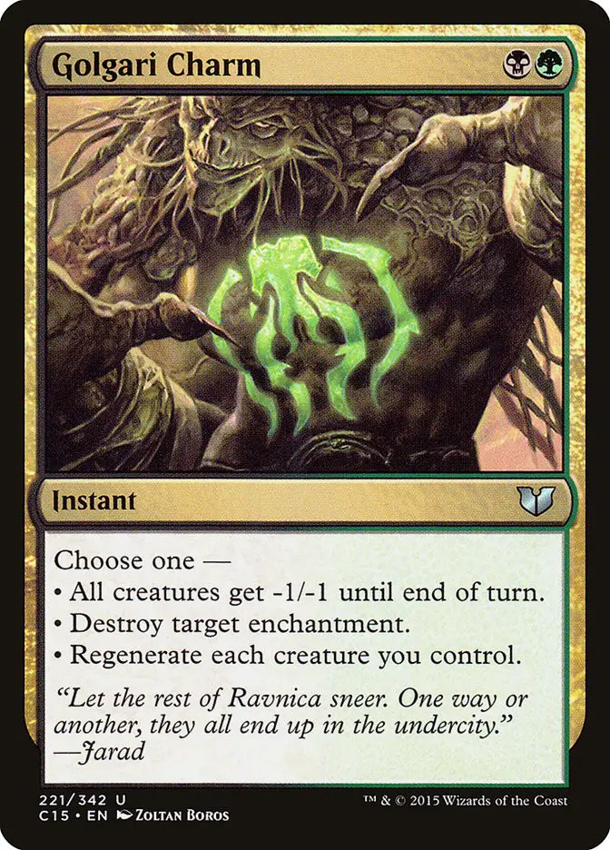 Golgari Charm (Commander 2015)