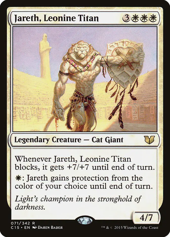 Jareth  Leonine Titan (Commander 2015)
