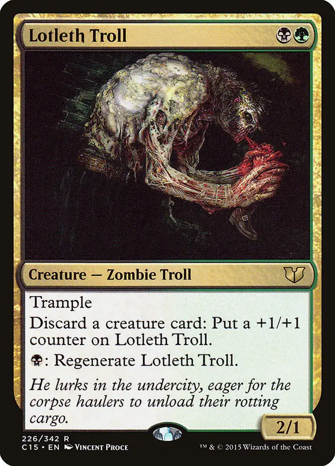 Lotleth Troll (Commander 2015)