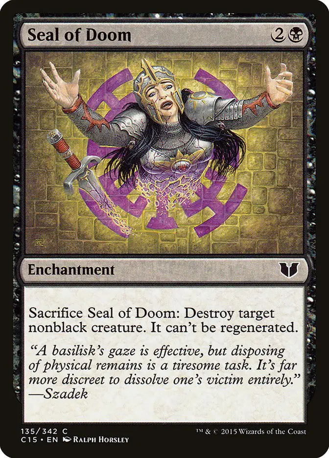 Seal of Doom (Commander 2015)