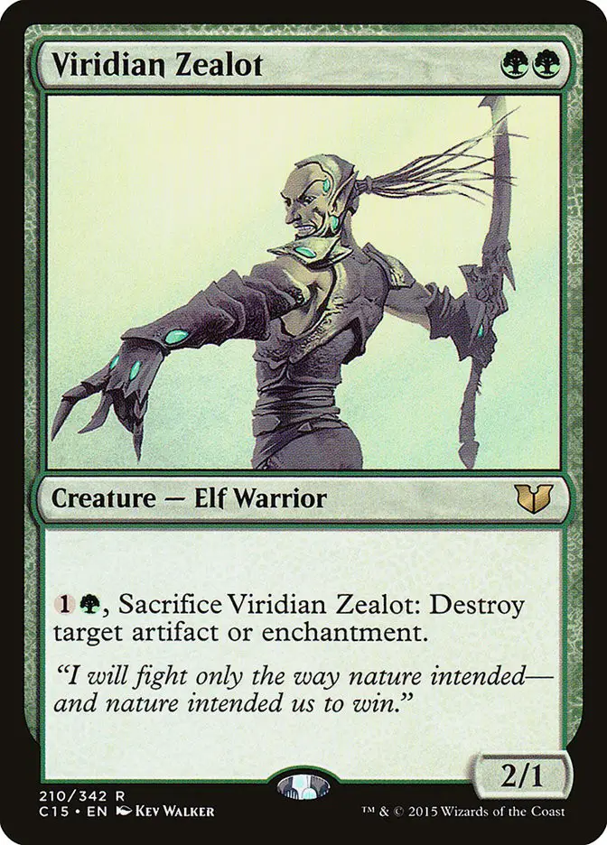 Viridian Zealot (Commander 2015)