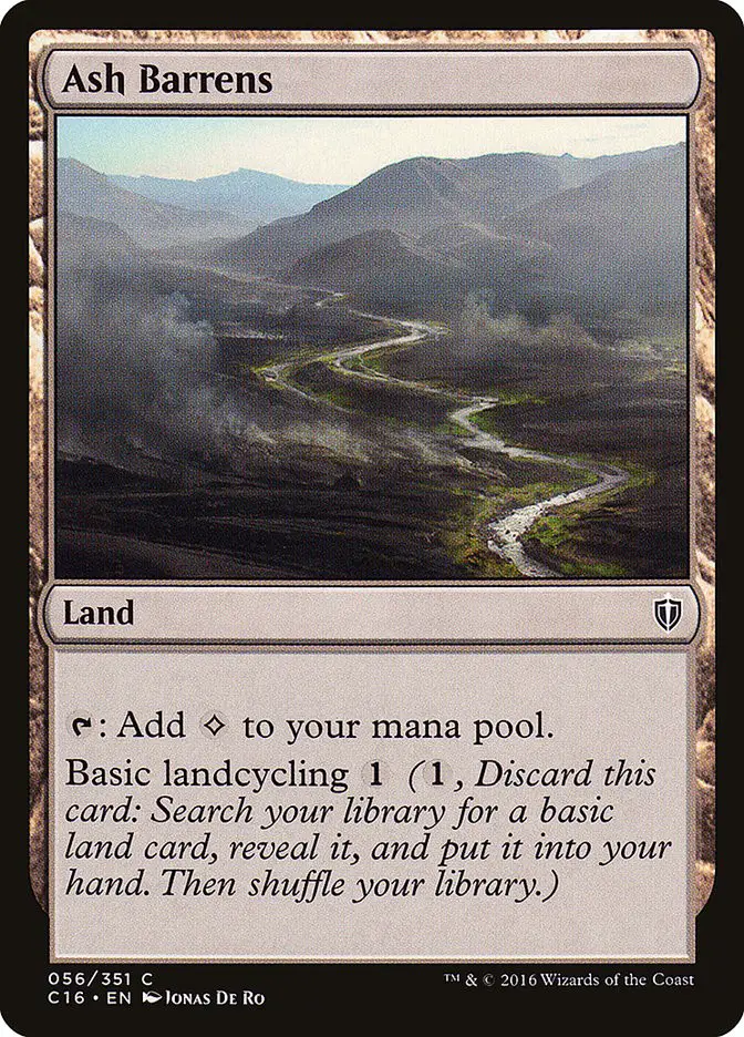 Ash Barrens (Commander 2016)