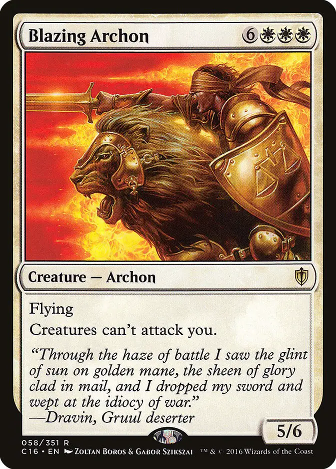 Blazing Archon (Commander 2016)