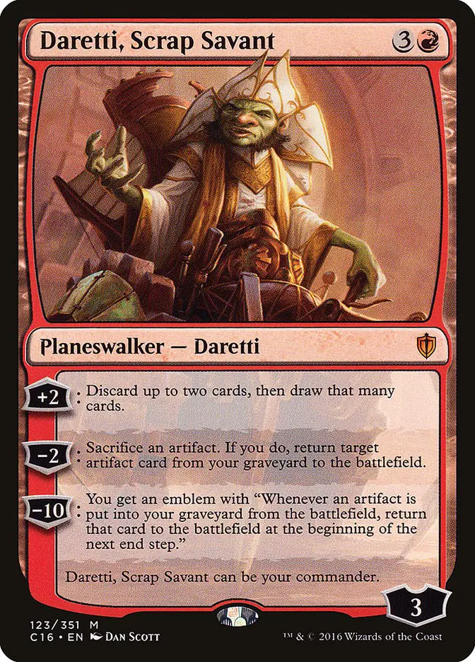 Daretti  Scrap Savant (Commander 2016)