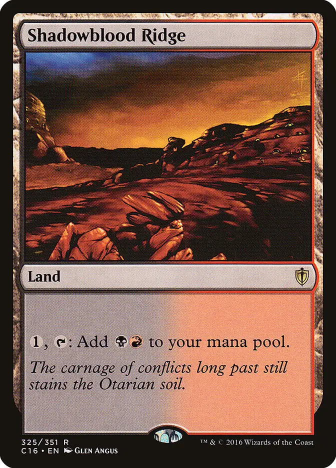 Shadowblood Ridge (Commander 2016)