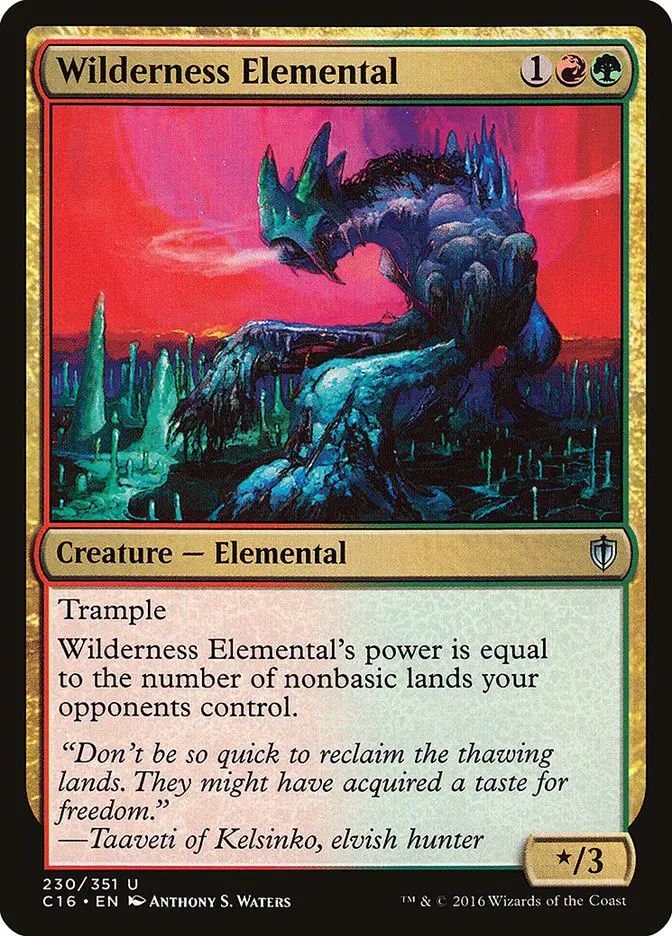 Wilderness Elemental (Commander 2016)