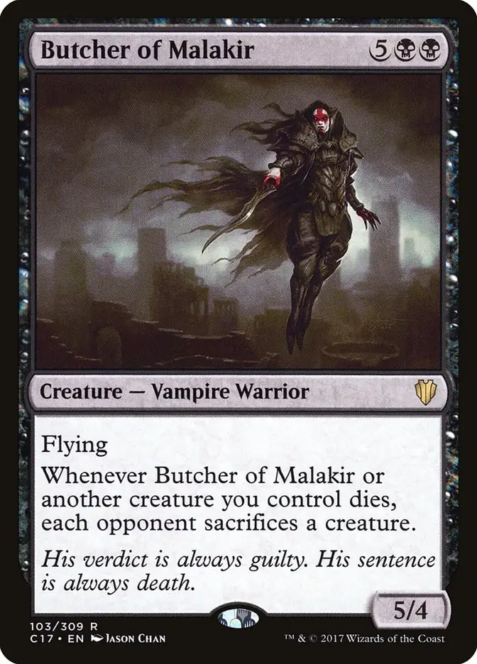 Butcher of Malakir (Commander 2017)