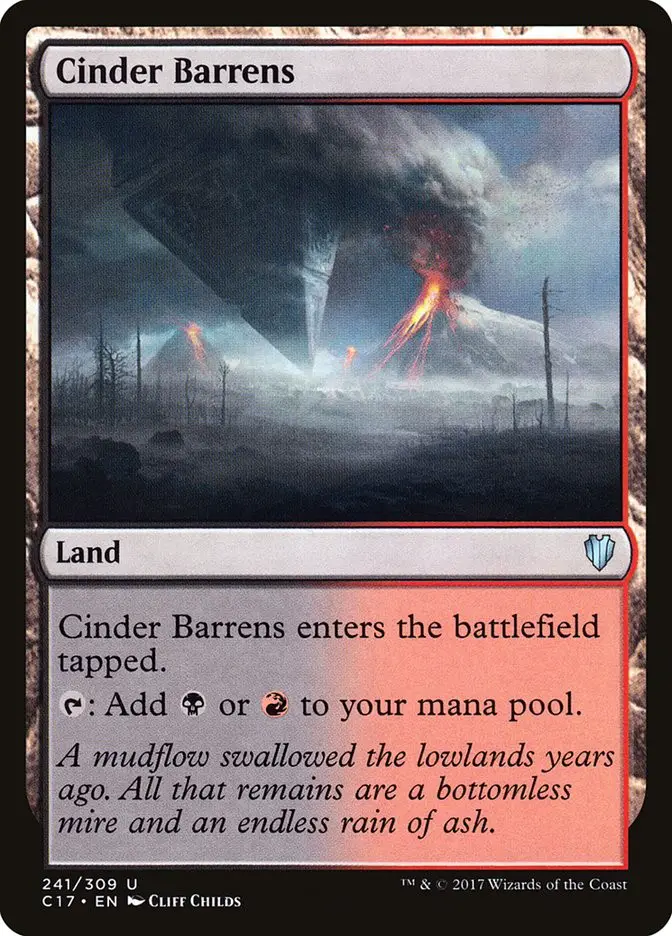 Cinder Barrens (Commander 2017)