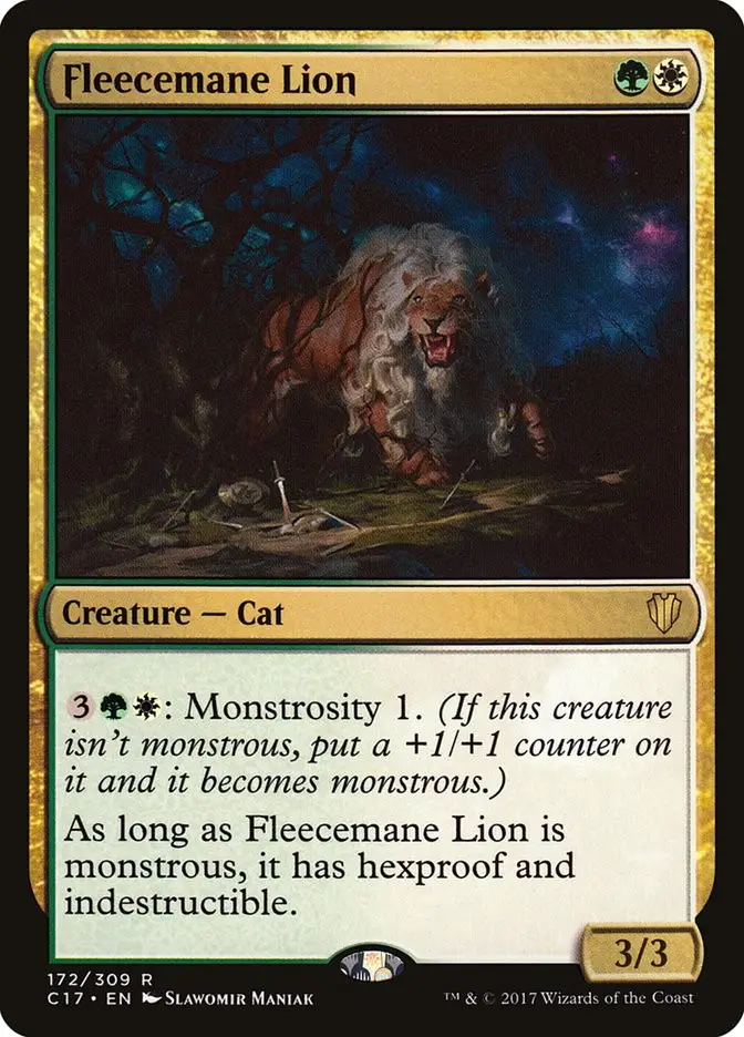 Fleecemane Lion (Commander 2017)