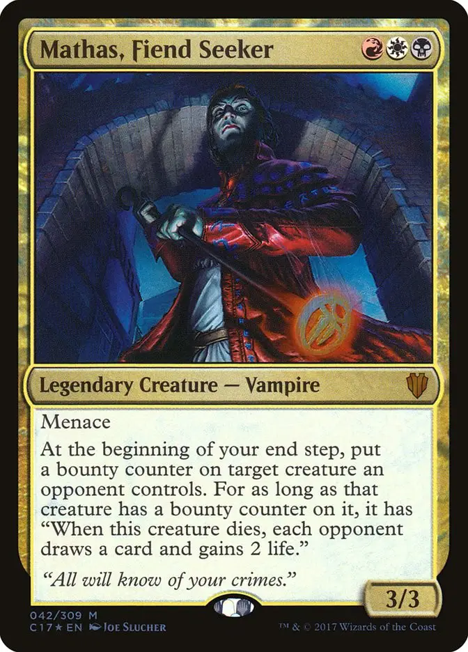 Mathas  Fiend Seeker (Commander 2017)