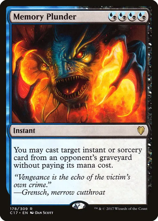 Memory Plunder (Commander 2017)