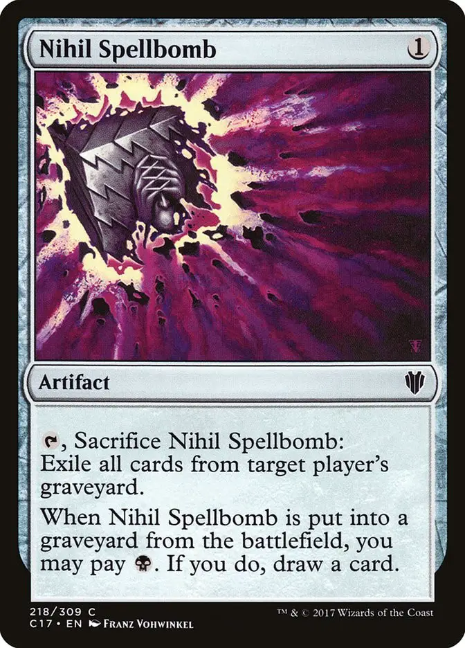 Nihil Spellbomb (Commander 2017)