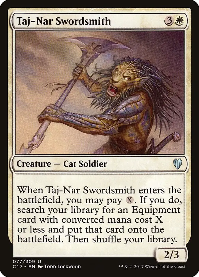 Taj Nar Swordsmith (Commander 2017)