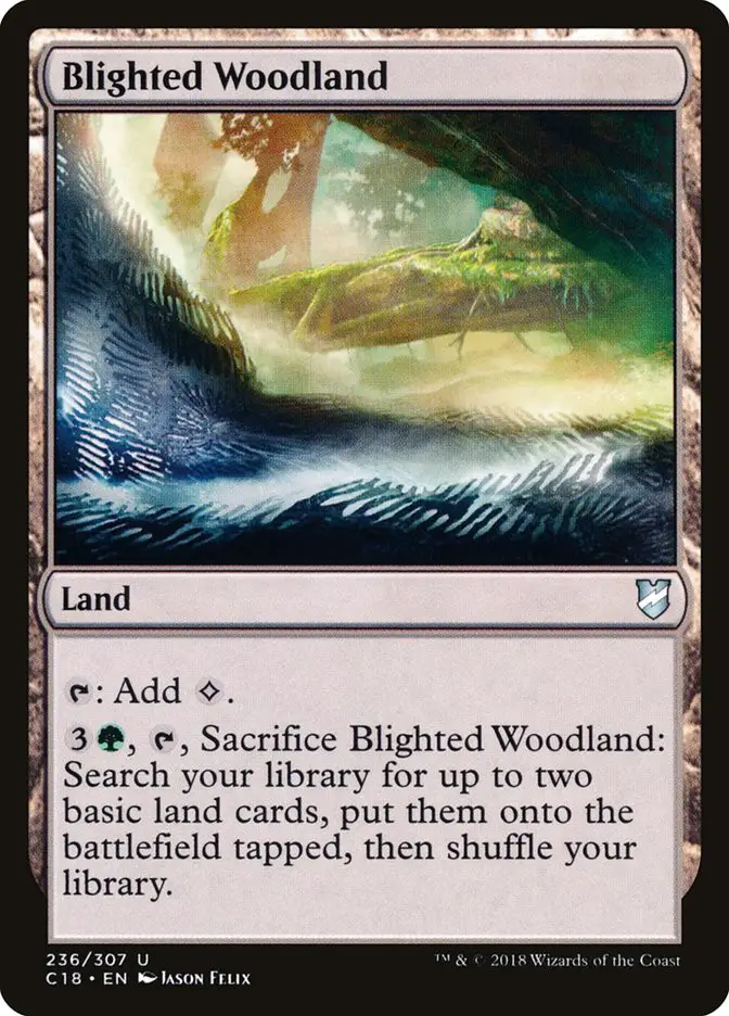 Blighted Woodland (Commander 2018)