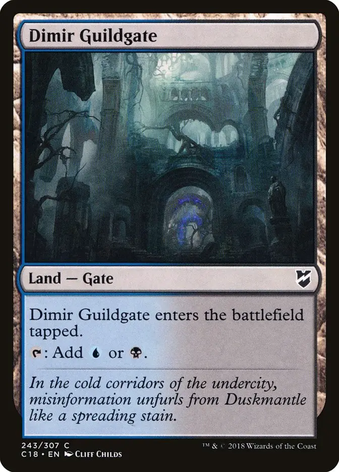 Dimir Guildgate (Commander 2018)
