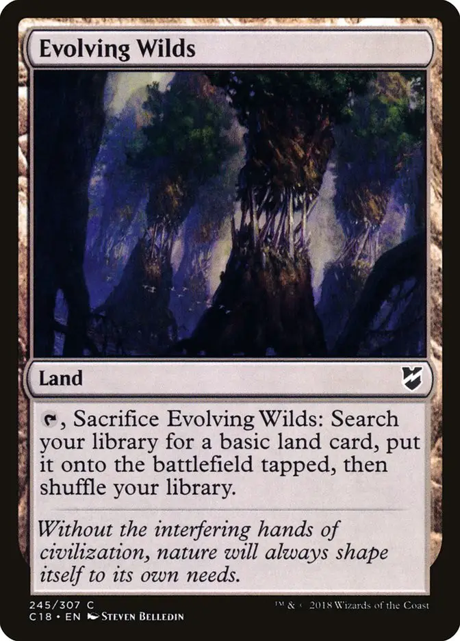 Evolving Wilds (Commander 2018)