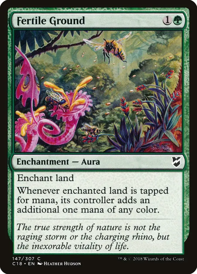 Fertile Ground • Enchantment — Aura 2018) MTG Assist