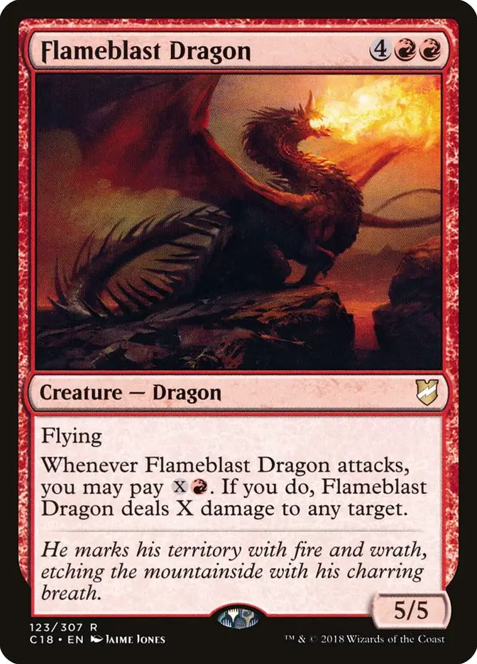Flameblast Dragon (Commander 2018)